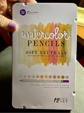 PRIMA Watercolor Pencils - Soft Neutrals (12 Piece)